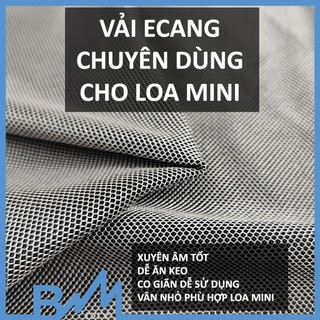 Vải ecang loa mini giả kim loại cực đẹp