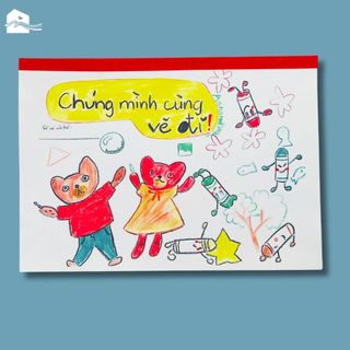 Vở tập vẽ cho các bé - khổ a4