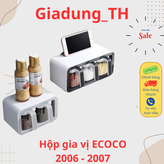 Hộp đựng gia gắn tường nhà bếp ECOCO 2006 2007, Kệ đựng gia vị treo tường tiện lợi