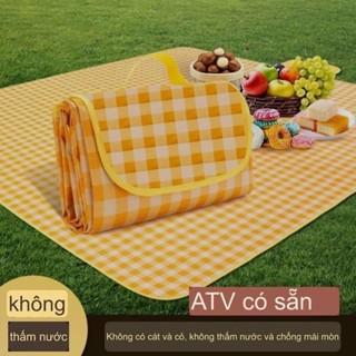 Thảm dã ngoại picnic hoạt tiết, thích hợp đi du lịch,đi công viên, đi phượt chụp ảnh, bạt trải cắm trại gấp gọn