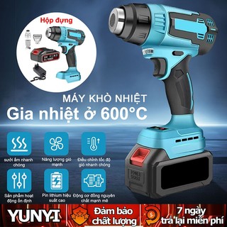 Máy khò nhiệt,Máy khò nóng công suất 600°C,Súng khò nhiệt,máy thổi nhiệt cầm tay mini 2000W