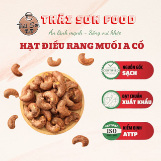 500gram hạt điều rang muối, xếp hộp thái sơn, còn vỏ lụa