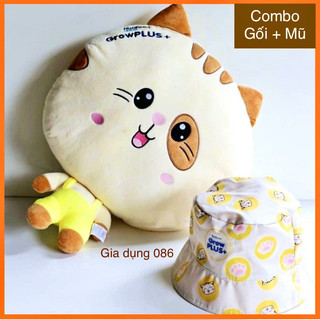 Combo Gối ôm kèm Mũ cho bé, Ghế bông Sofa gấu Similac