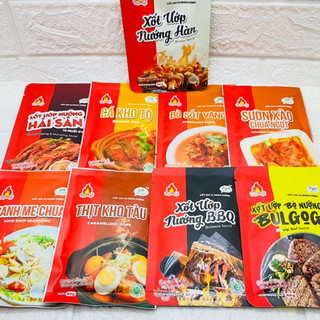 Gói xốt gia vị ướp nướng bbq 60g viet chef