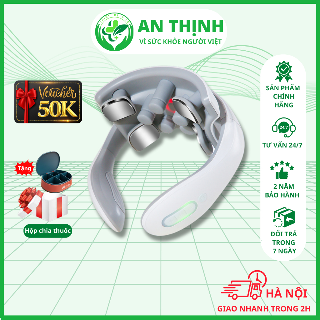MÁY MASSAGE VAI CỔ MISUKO MC-75, Máy massage cổ chính hãng, massage cổ vai gáy