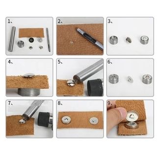 Nút hít nam châm D18mm, D14mm - phụ kiện làm đồ da handmade