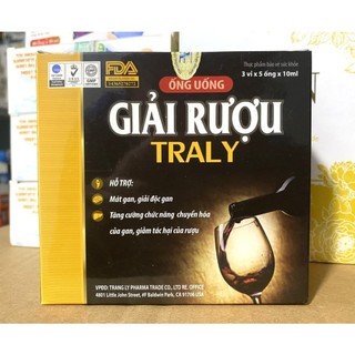 Nước giải rựu Traly giải độc gan làm mát gan, lợi mật, giải độc gan, tăng cường chức năng gan