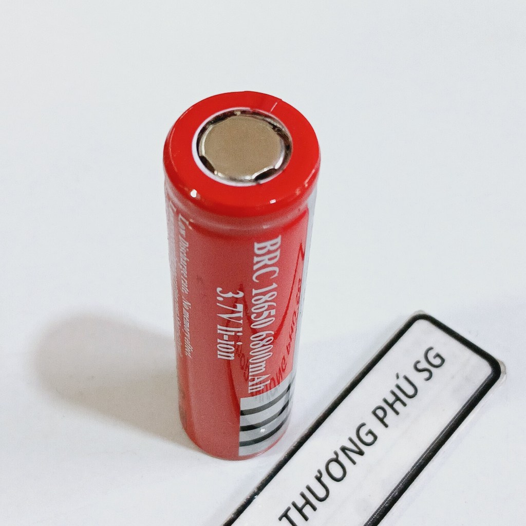 Pin 18650 UltraFire BRC 18650 / 6800mAh - 3.7V Li ion (Pin sạc) / Pin đầu Bằng