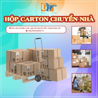Thùng chuyển nhà, thùng giấy chuyển nhà cỡ lớn, thùng carton dọn nhà siêu cứng, độ bền cao.