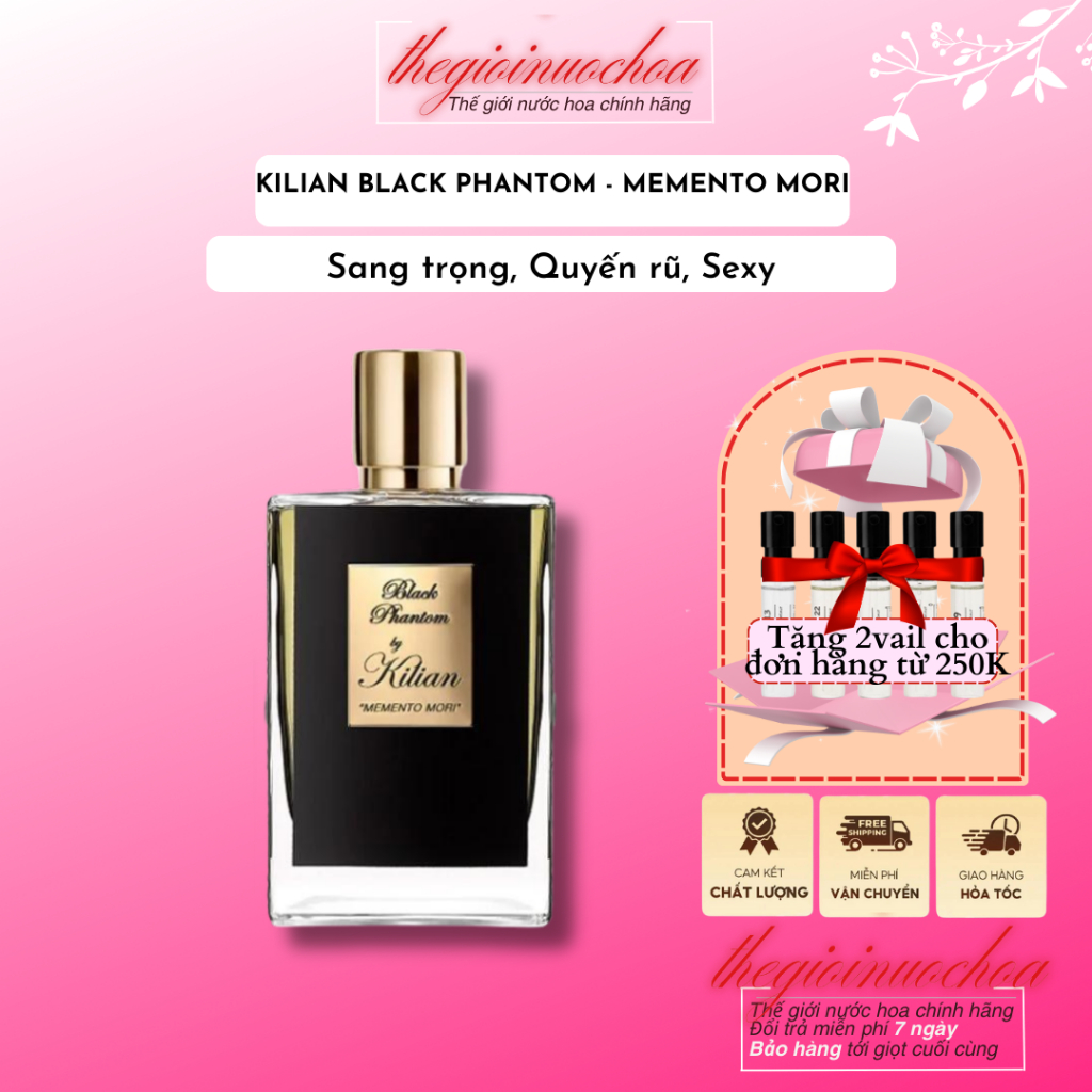 Nước Hoa Unisex Nam Nữ Kilian Black Phantom Edp | Quyến rũ, Bí ẩn