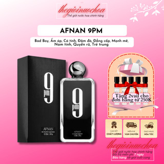 Nước hoa nam dubai afnan 9pm edp - hương thơm cuốn hút, mạnh mẽ và nam tính