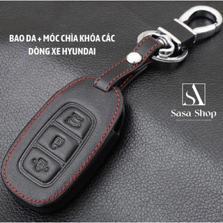 Bao da + móc chìa khóa các dòng xe HYUNDAI