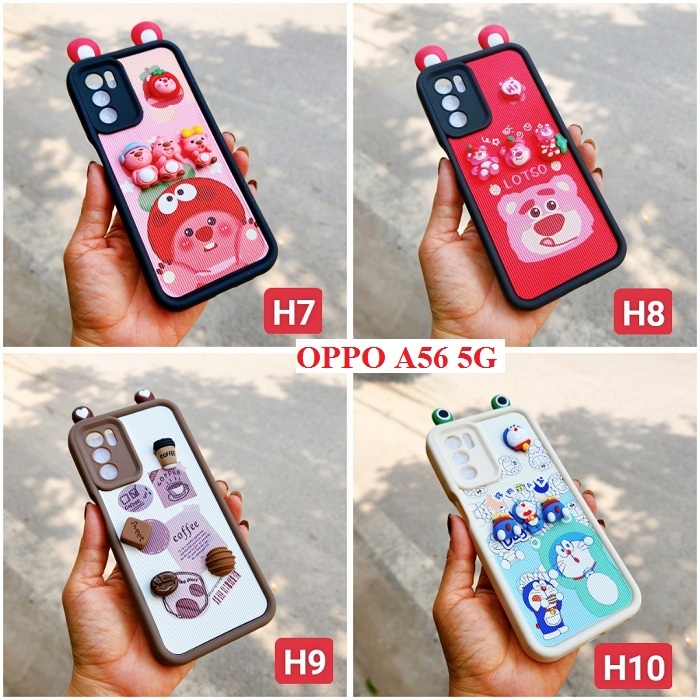 Ốp da gắn stick Oppo A56 5G - Phukienthutranghn