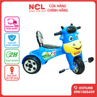Xe 3 Bánh Nhựa Chợ Lớn L9 Con Bò