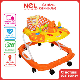 Xe Tập Đi Nhựa Chợ Lớn L4 Gấu Pooh (Có nhạc)  - M1531B-XTĐ