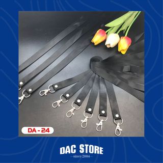 Dây đeo thẻ, dây đeo bảng tên bản 1.5cm móc sắt