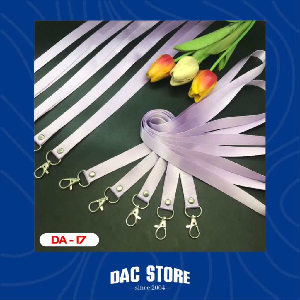 Dây đeo thẻ, dây đeo bảng tên bản 1.5cm móc sắt