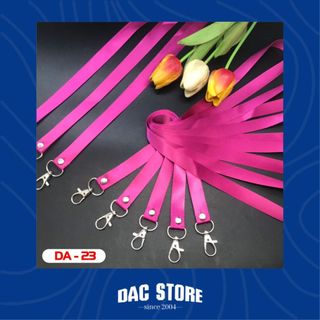 Dây đeo thẻ, dây đeo bảng tên bản 1.5cm móc sắt