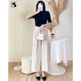 Quần vải dáng suông, không cạp, 2 túi chéo trước Twenty.5 -  HQ02
