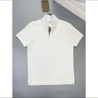 Áo polo burberry chính hãng chất cotton cá sấu thoáng mát phong cách basic hottrend 2024 - áo polo nam nữ burberry