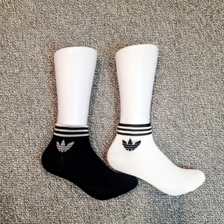 Tất ADIDAS cổ ngắn Vớ thể thao dệt kim cao cấp 95% Coton hạn chế mùi hôi và thông thoáng