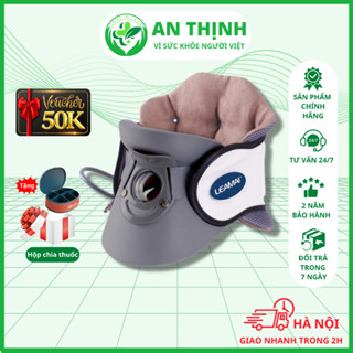 ĐAI HƠI KÉO DÃN CỘT SỐNG CỔ LEAMAI [ BẢO HÀNH 24 THÁNG ] ĐỊNH HÌNH CỔ, HỖ TRỢ TRẤN THƯƠNG CỔ, THOÁI HÓA ĐỐT SỐNG CỔ