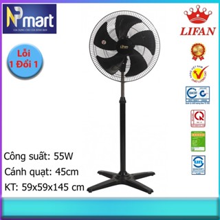 Quạt Đứng Công Nghiệp Lifan Đ-18CXN ( 55W), sải cánh 45cm