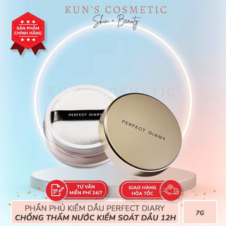 Phấn phủ kiềm dầu perfect diary chống thấm nước kiểm soát dầu lên đến 12h 7g