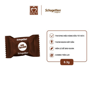 Viên sôcôla SCHOGETTEN - Vị Đắng - 8.3g