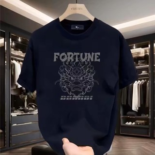 Áo Thun Nam Mùa Hè Cotton Mịn Thoáng Mát Dáng Rộng Hàn Quốc FORTUNE