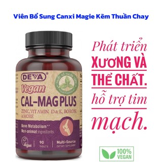 100% thuần chay - cal-mag plus-viên bổ sung canxi cho người ăn chay