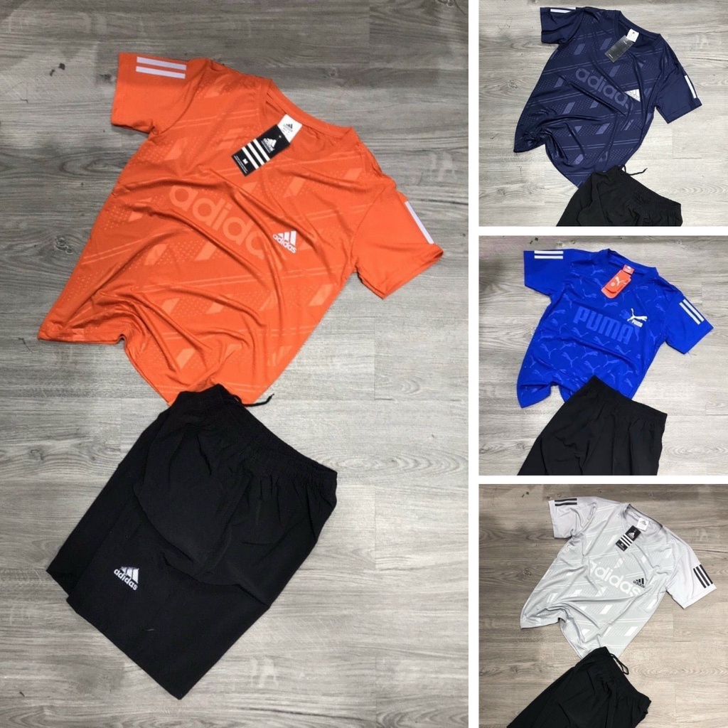 Set Bộ Thể Thao Nam Cotton Co Giãn 4 Chiều Cao Cấp Bộ Quần Áo Nam Bộ Đồ Unisex Chất Mịn Mát