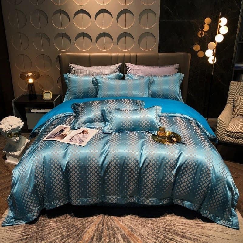 Bộ chăn ga Lụa Gấm Hoàng Gia set 4 món
