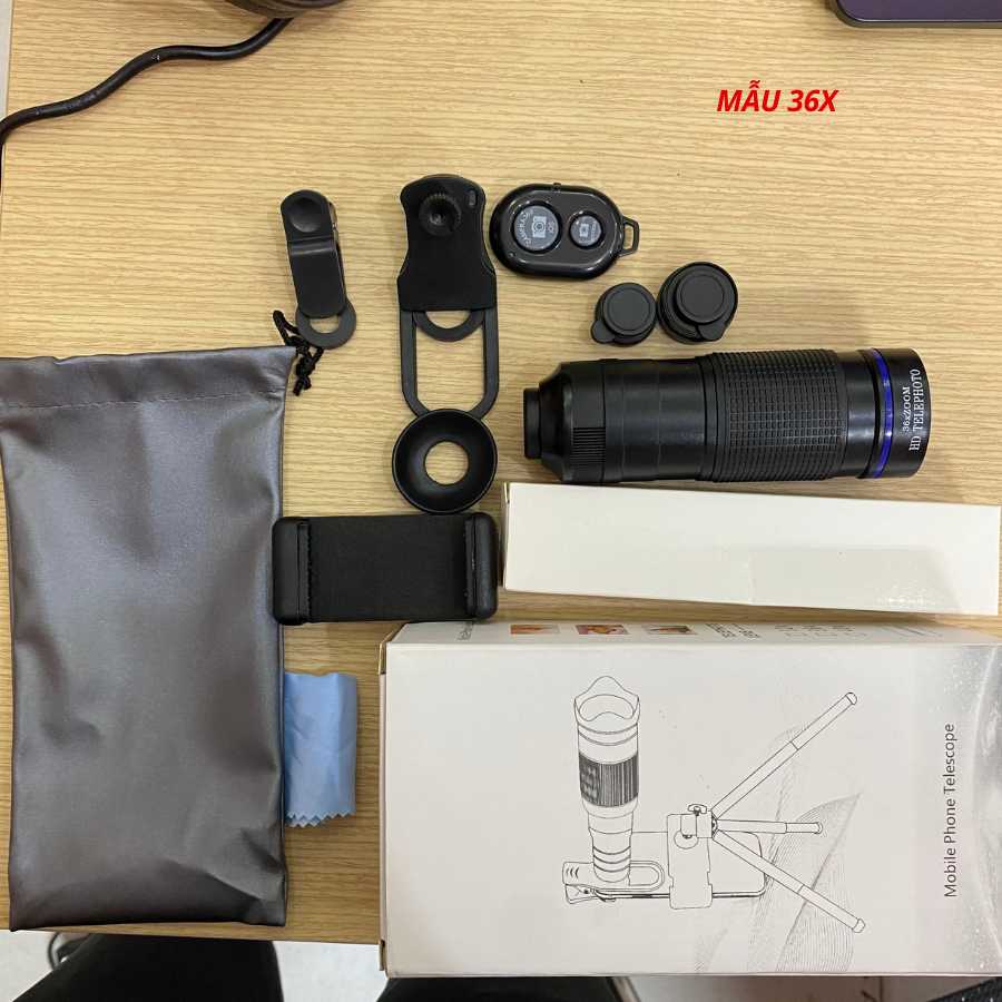 Ống Nhòm Chụp Ảnh, Ống Nhòm Điện Thoại Di Động Zoom Xa 36X _ 48X, Kính Viễn Vọng Đảm Bảo Hình Ảnh HD Sắc Nét | BigBuy360 - bigbuy360.vn