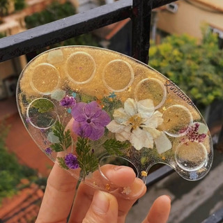 Palette bảng pha màu resin