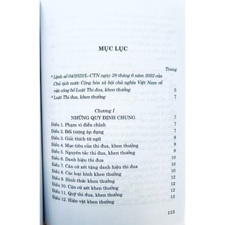 Sách - Luật Thi Đua, Khen Thưởng
