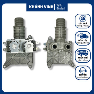 Van cấp nước Máy Giặt PANASONIC cổ dài 2 Đầu, Rơ le nguồn cấp nước máy giặt Panasonic