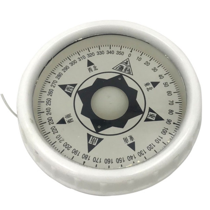 La bàn tàu biển lớn 15cm, la bàn nhựa hàng hải có đèn chống sốc, chống va đập, chính xác, chữ to giá