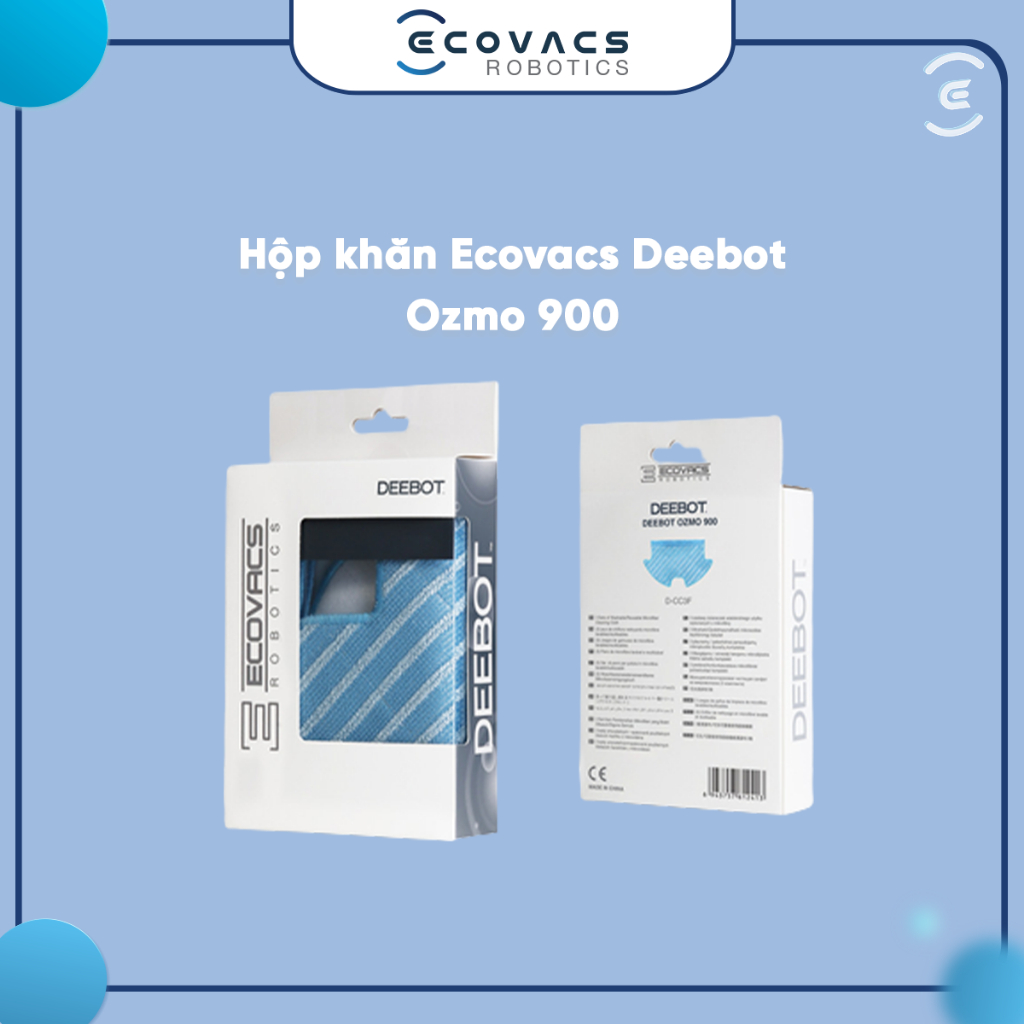 Hộp Khăn lau robot Ecovacs Deebot OZMO 900 ( 3 cái )_Hàng chính hãng