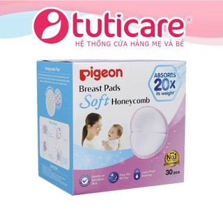 💝SIÊU SALE💝Miếng Lót Thấm Sữa Pigeon 3D Siêu Mềm ✔Hộp 30 Miếng