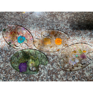 Palette bảng pha màu resin