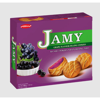 Bánh quy jamy nhân mứt nho