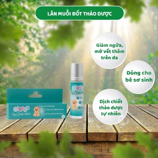 Lăn thảo dược O'Kids làm dịu vết muỗi đốt và côn trùng cắn, an toàn cho trẻ nhỏ 10ml