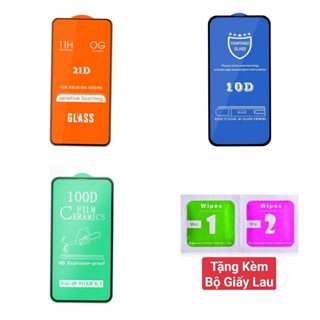 Kính Cường Lực Iphone 10D 21D và Dẻo Full Màn 9D 100D iP 7/8/Plus/X/XS/XR/11/12/13/14/15/16/17/pro/plus/Pro/Max