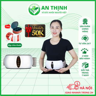 Máy massage giảm mỡ bụng BM-B45, đai massage bụng kết hợp nhiều chế độ massage và nhiệt giúp đánh tan mỡ bụng