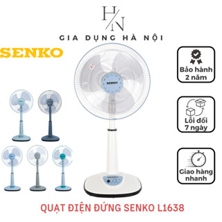 Quạt lửng Senko L1638 chính hãng  - Quạt Điện Cây Đứng Lỡ - 5 Màu Sắc - 3 Tốc Độ Gió - Sải Cánh 39cm - Bảo Hành 12 Tháng