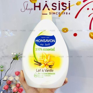SỮA TẮM MONSAVON - Lait Essentiel Vanille 1000ml