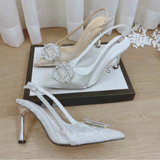 GIÀY CAO KHOÁ TRÒN KIM TUYẾN GÓT CAO 5cm -7cm -9cm dép nữ giày sandan jean