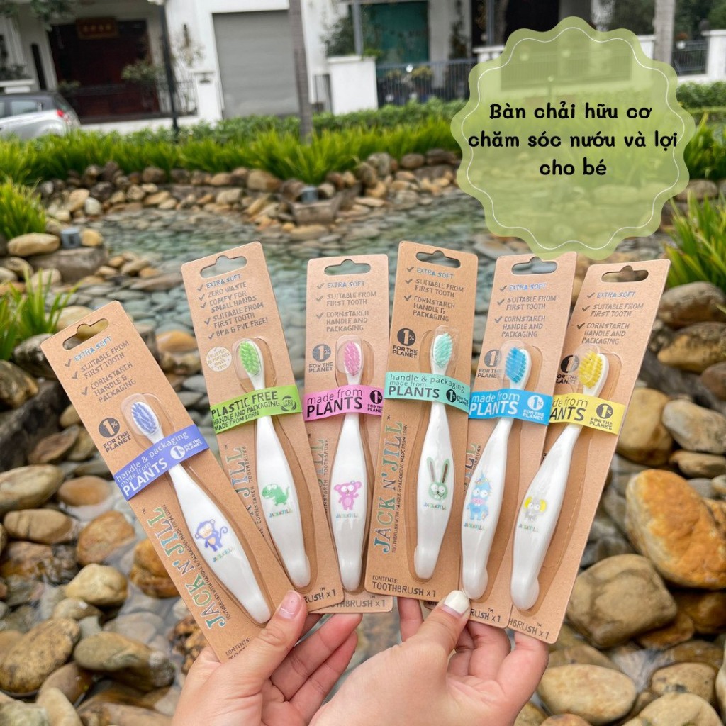 Kem đánh răng hữu cơ cho bé Jack N’ Jill 6m+ - Nhập khẩu chính hãng
