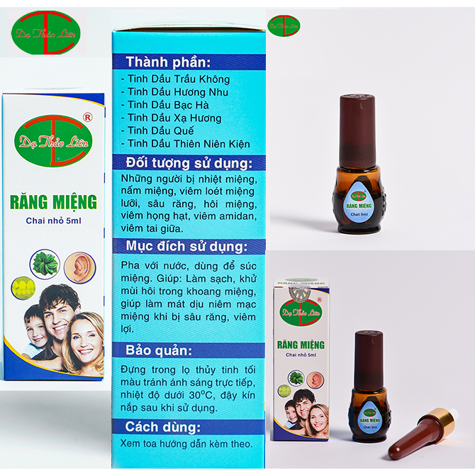 Tinh dầu răng miệng dạ thảo liên